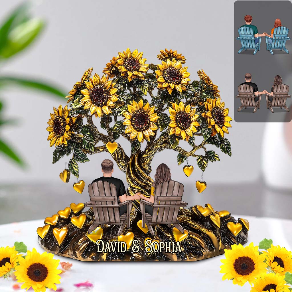 You & Me - Personalized Couple Custom Shaped Acrylic Plaque