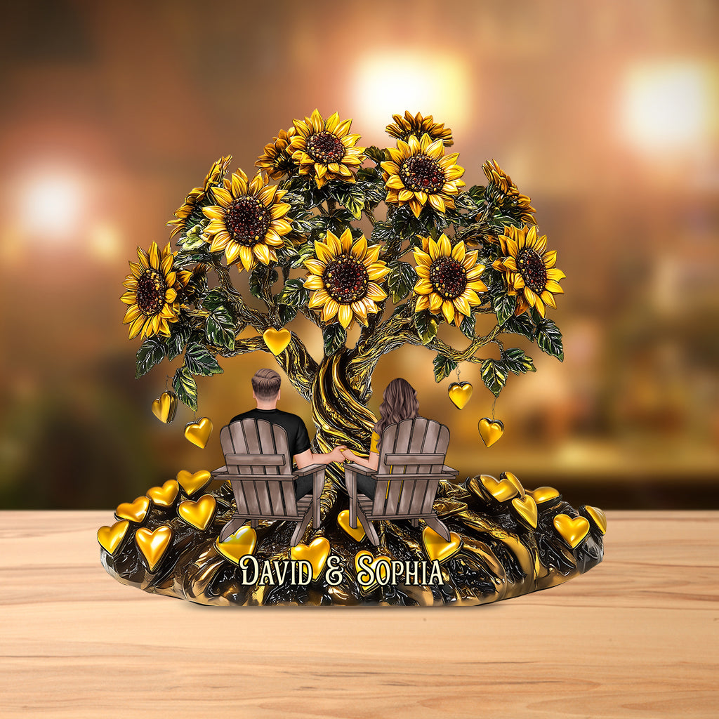 You & Me - Personalized Couple Custom Shaped Acrylic Plaque