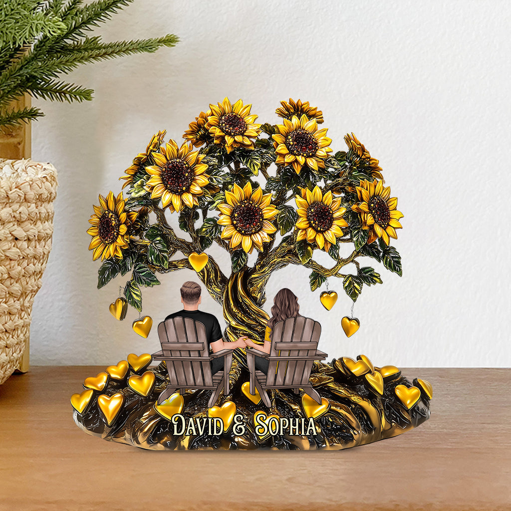 You & Me - Personalized Couple Custom Shaped Acrylic Plaque