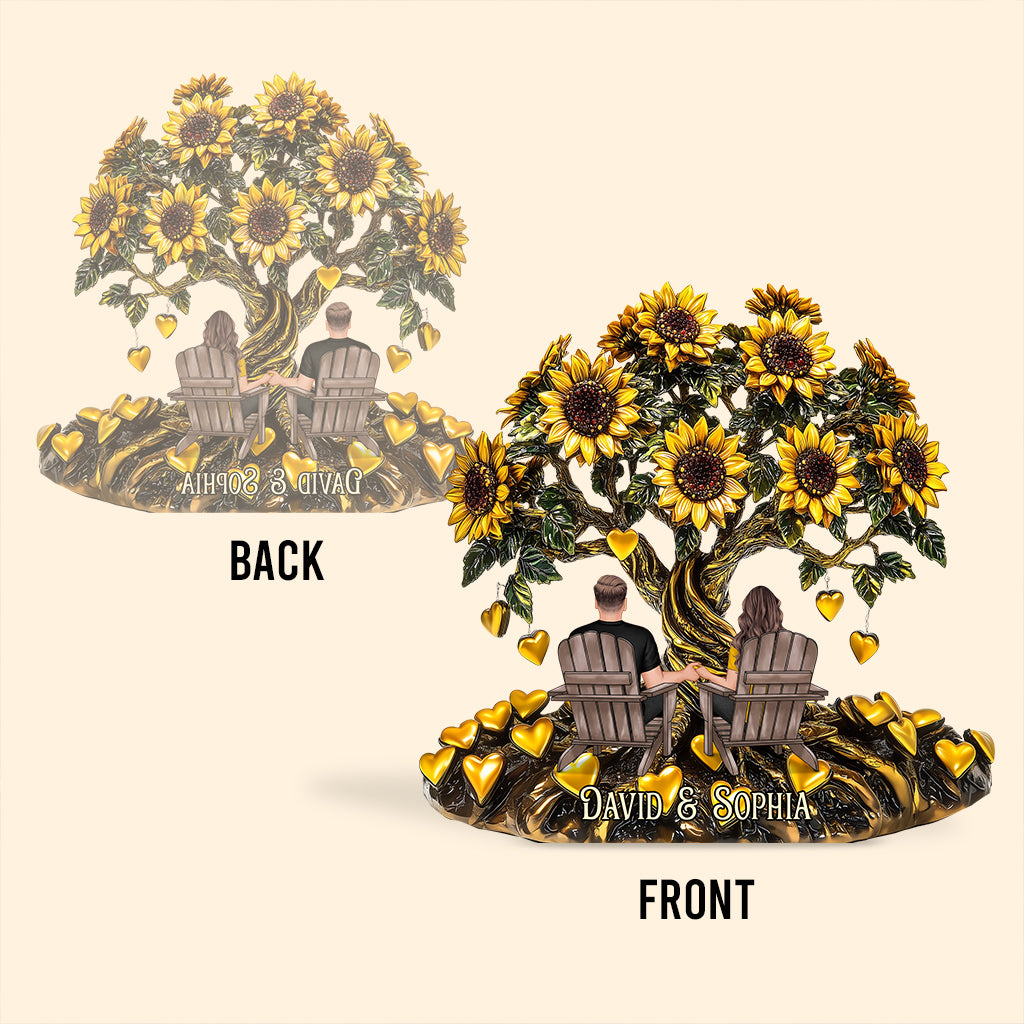 You & Me - Personalized Couple Custom Shaped Acrylic Plaque