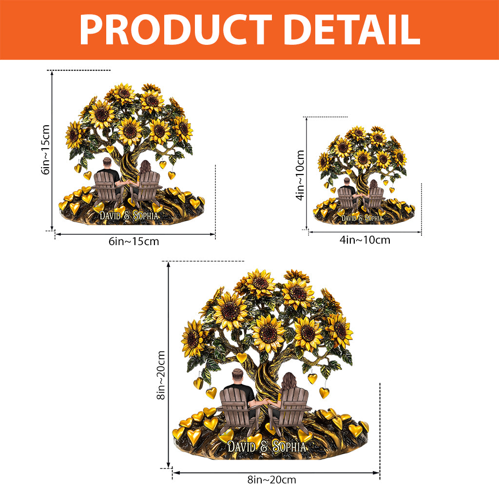 You & Me - Personalized Couple Custom Shaped Acrylic Plaque