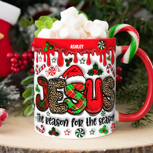 Der Grund für den Grund - Personalisierte Tasse mit christlichem Akzent
