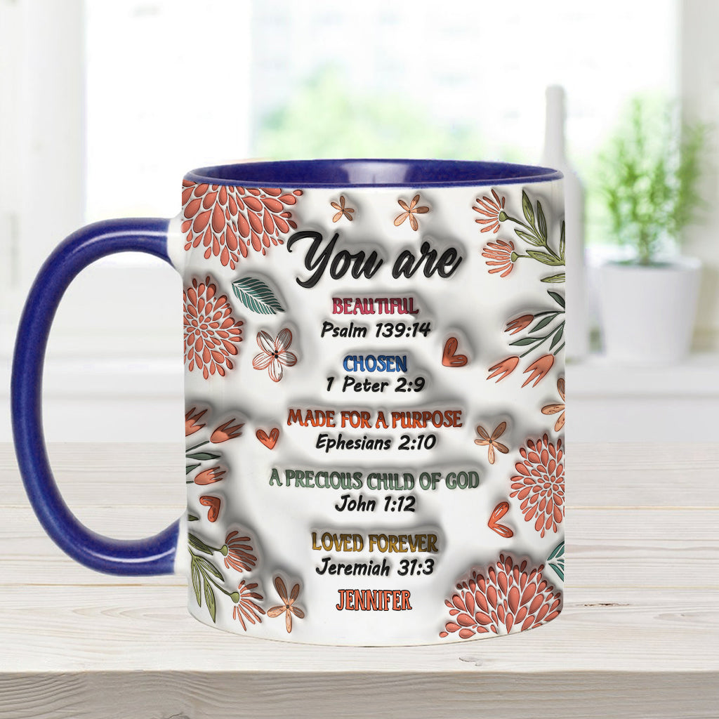 Du bist die Bibel – Personalisierte Tasse mit christlichem Akzent