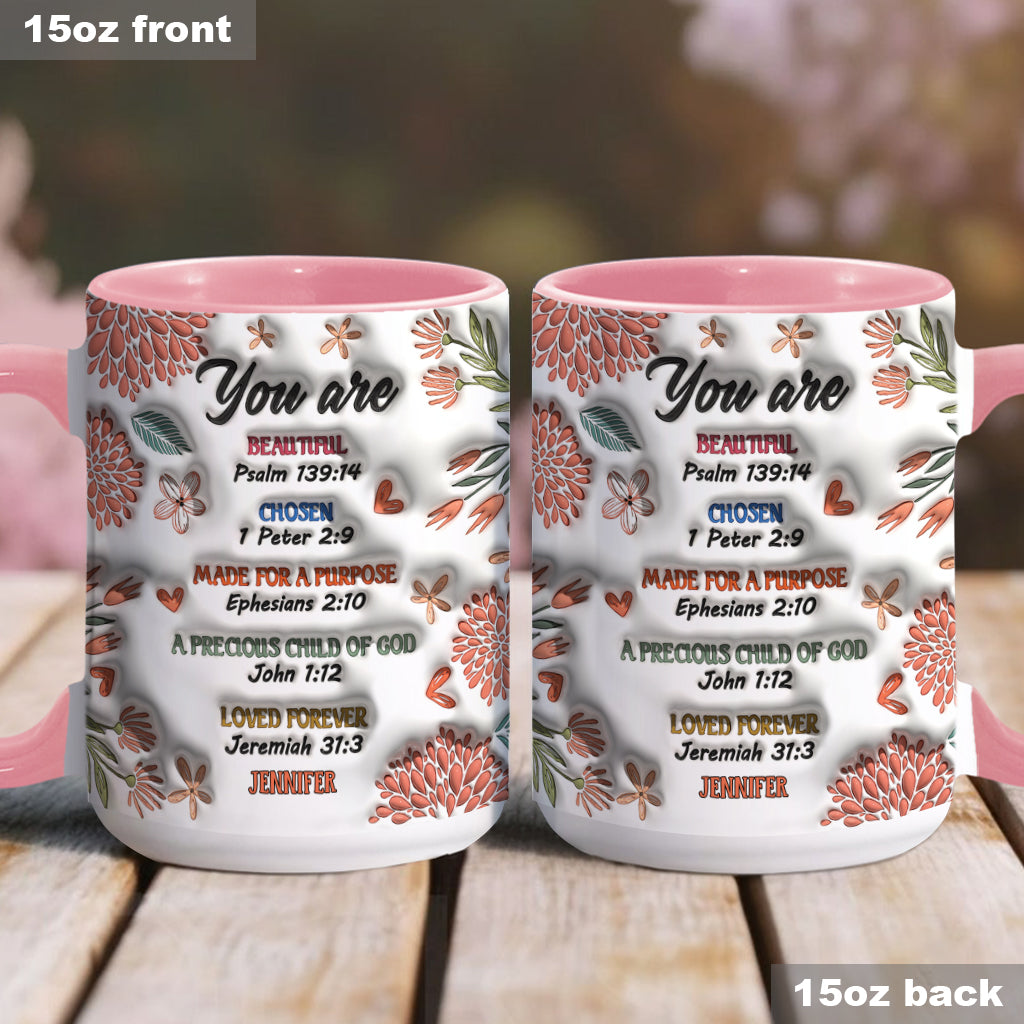 Du bist die Bibel – Personalisierte Tasse mit christlichem Akzent