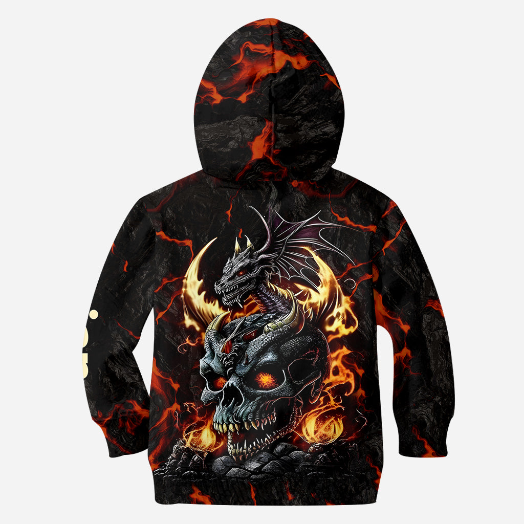 Skul and Dragon - Personalized Dragon All Over Shirt