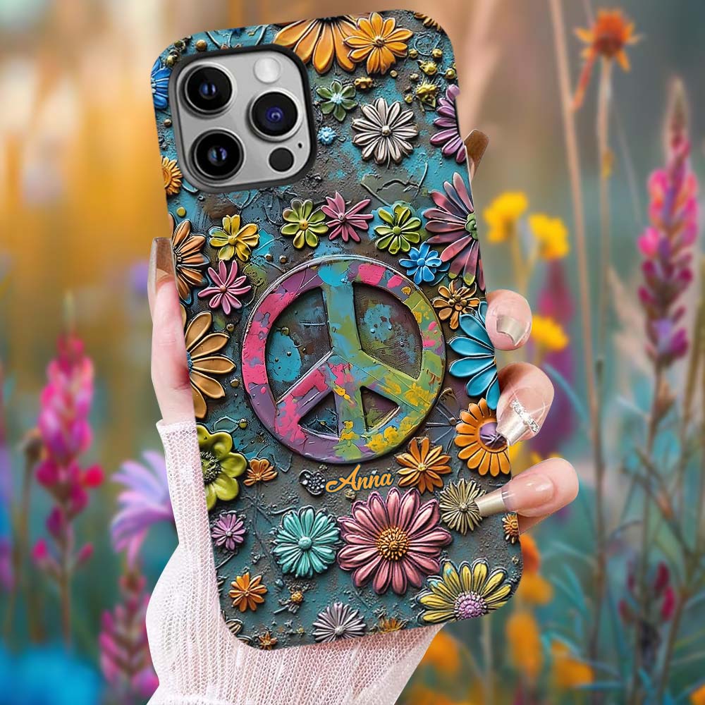 Hippie Soul - Personalized Hippie Full Print Phone Case