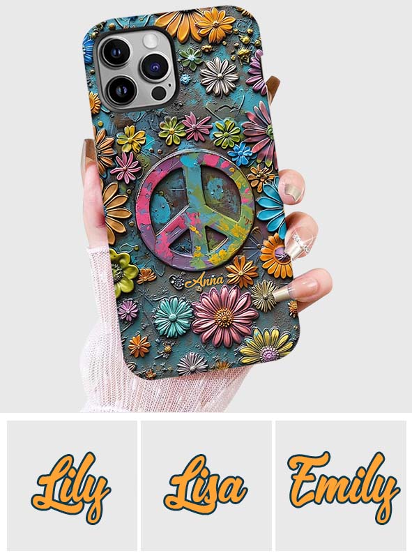Hippie Soul - Personalized Hippie Full Print Phone Case