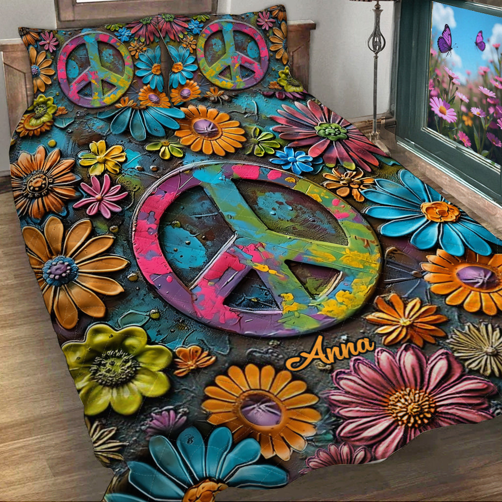 Hippie Soul – Personalisiertes Hippie-Bettdecken-Set