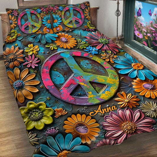 Hippie Soul – Personalisiertes Hippie-Bettdecken-Set
