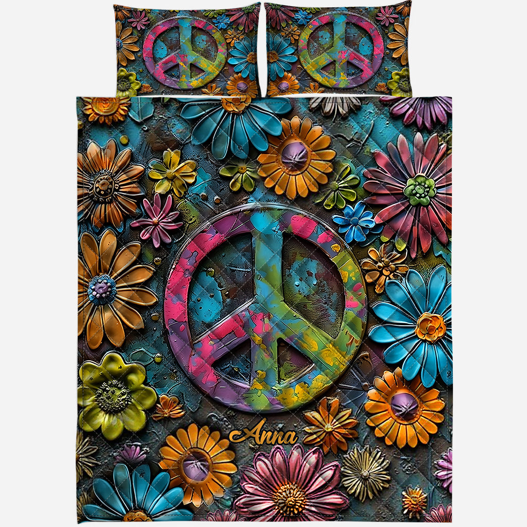 Hippie Soul – Personalisiertes Hippie-Bettdecken-Set