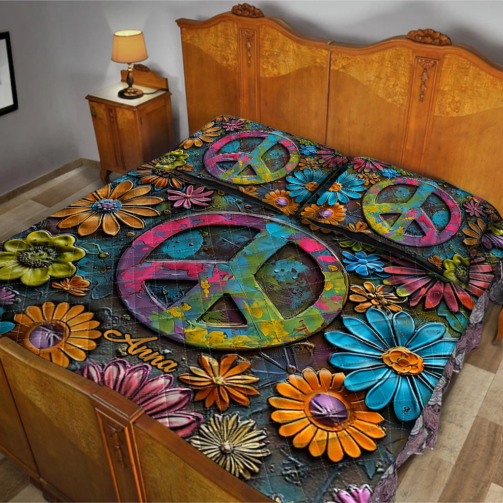 Hippie Soul – Personalisiertes Hippie-Bettdecken-Set