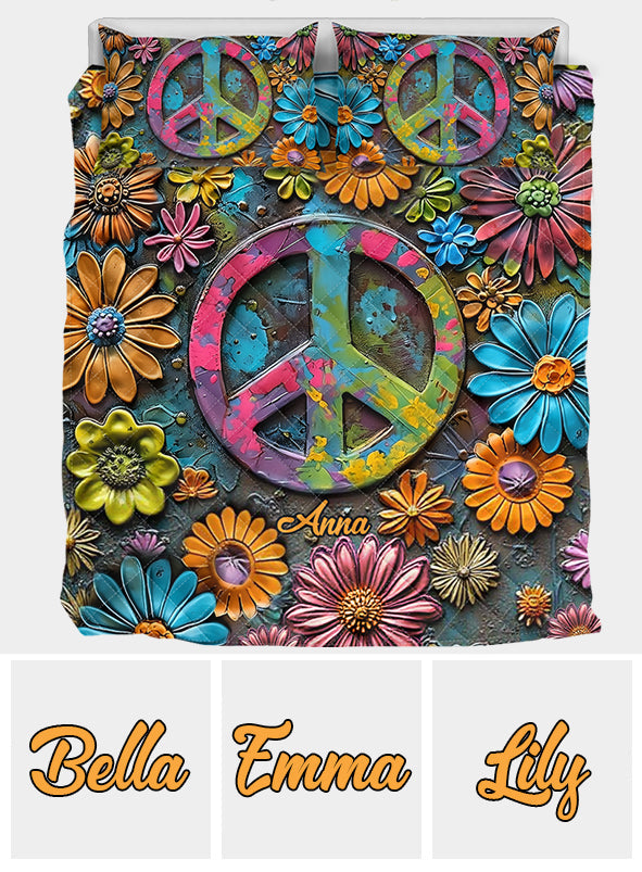 Hippie Soul – Personalisiertes Hippie-Bettdecken-Set