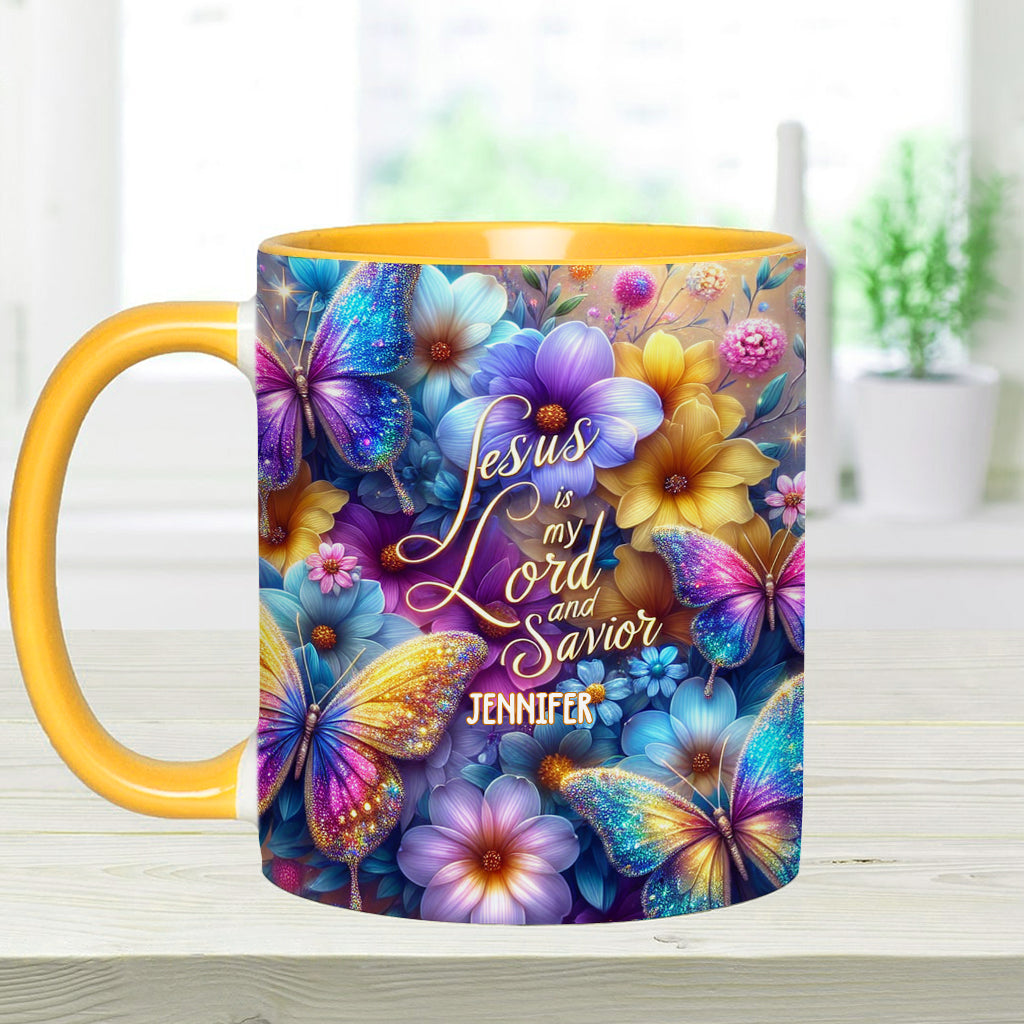 Jesus ist mein Herr – Personalisierte Tasse mit christlichem Akzent
