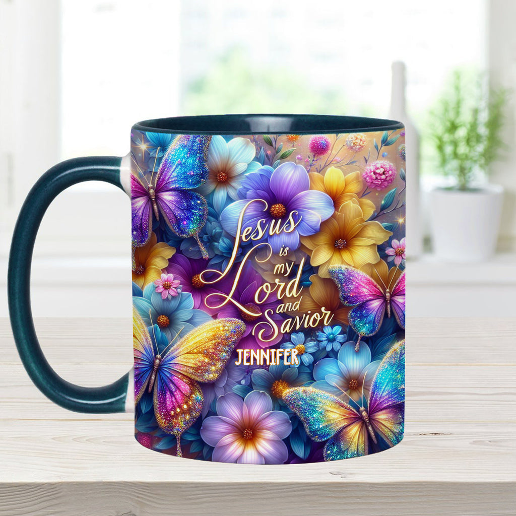 Jesus ist mein Herr – Personalisierte Tasse mit christlichem Akzent