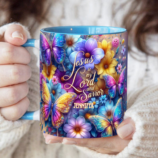 Jesus ist mein Herr – Personalisierte Tasse mit christlichem Akzent