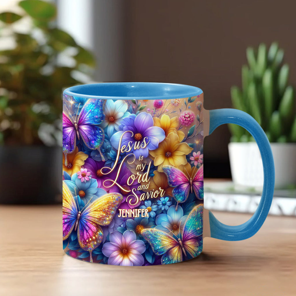 Jesus ist mein Herr – Personalisierte Tasse mit christlichem Akzent