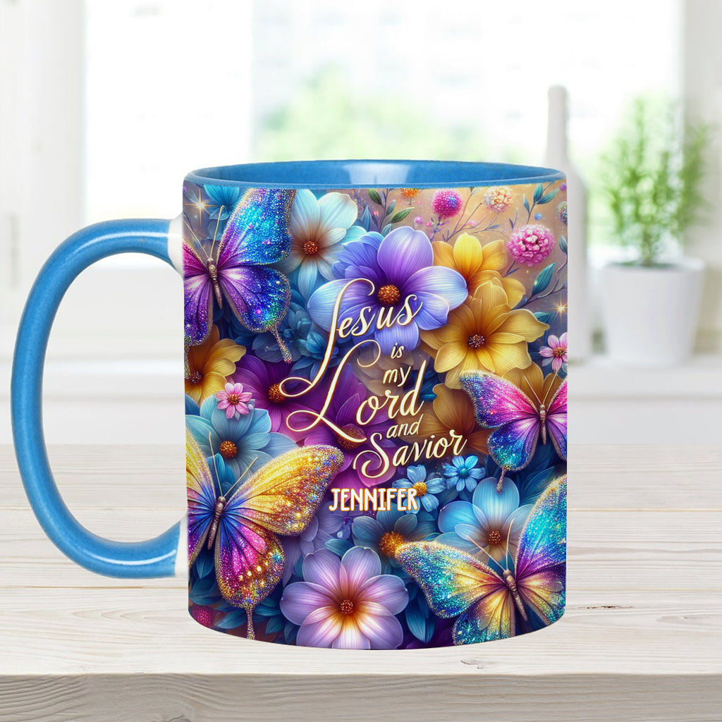 Jesus ist mein Herr – Personalisierte Tasse mit christlichem Akzent