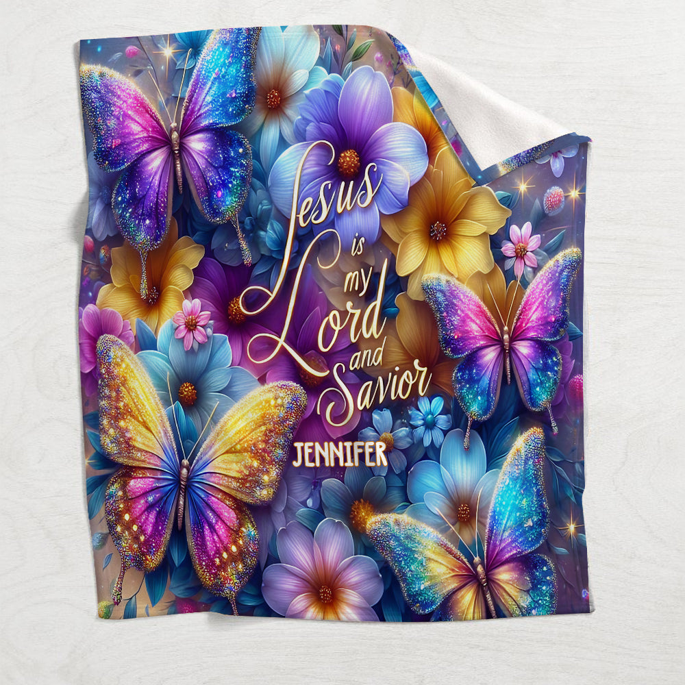 Jesus Is My Lord - Personalized Christian Blanket