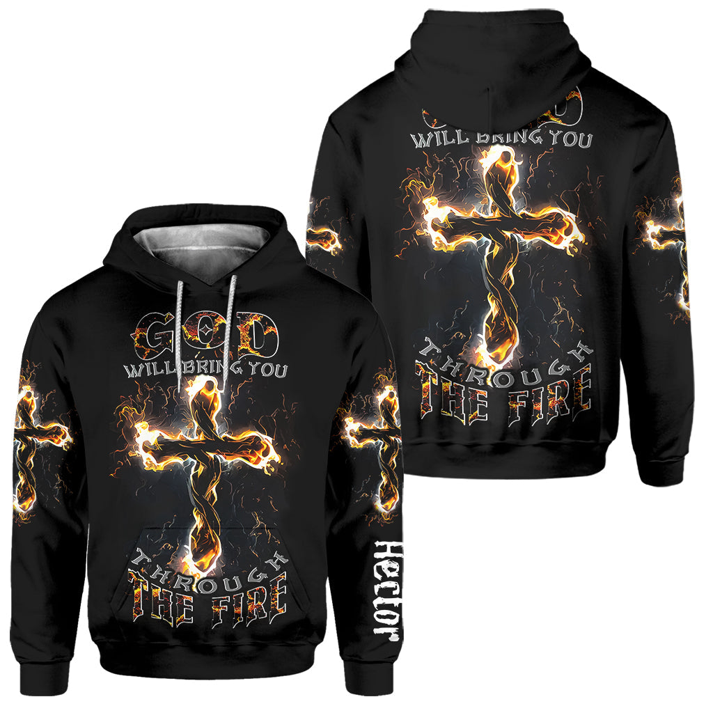 Bring You Through – Personalisierter christlicher Hoodie und Jogginghose