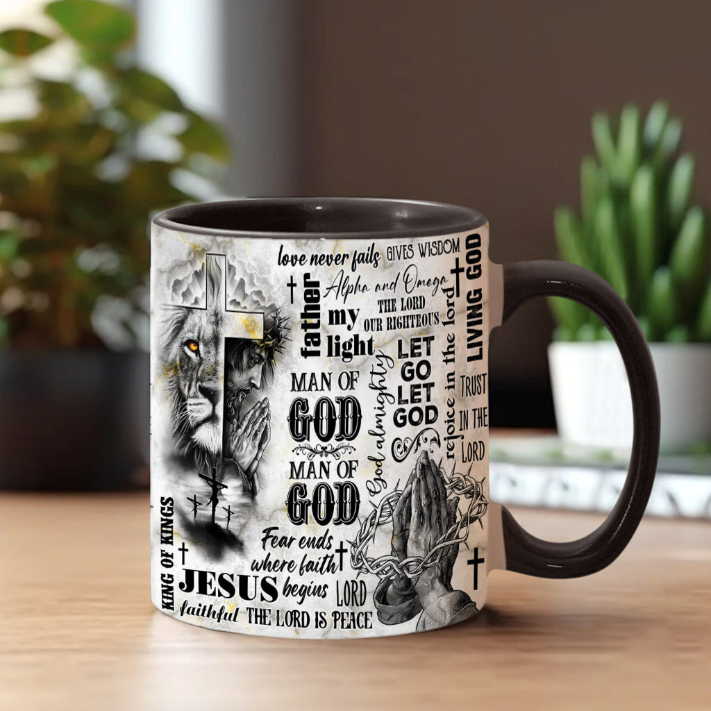 Man Of God - Personalized Christian Accent Mug