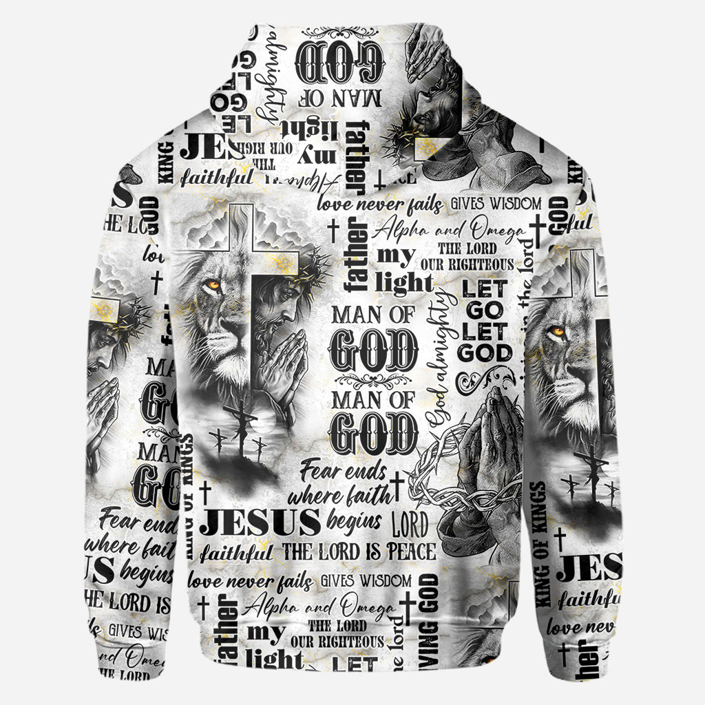 Mann Gottes – Personalisiertes christliches Allover-Shirt