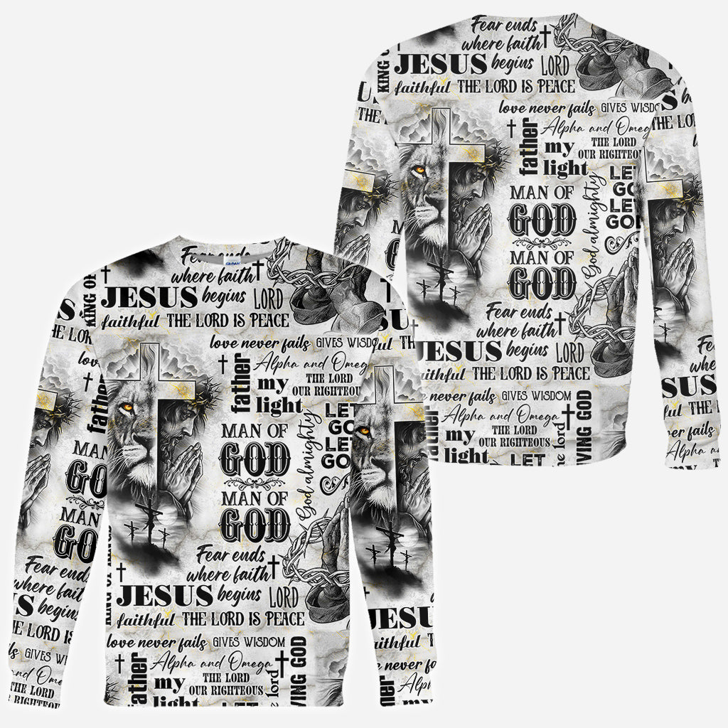 Mann Gottes – Personalisiertes christliches Allover-Shirt