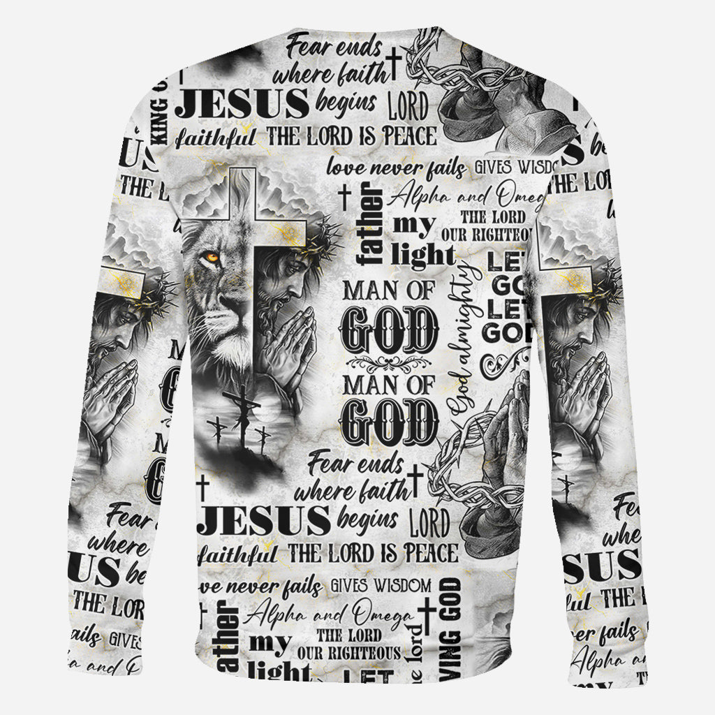 Mann Gottes – Personalisiertes christliches Allover-Shirt