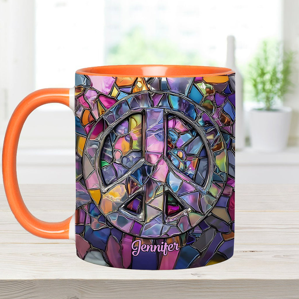 Hippie Soul – Personalisierte Tasse mit Hippie-Akzent