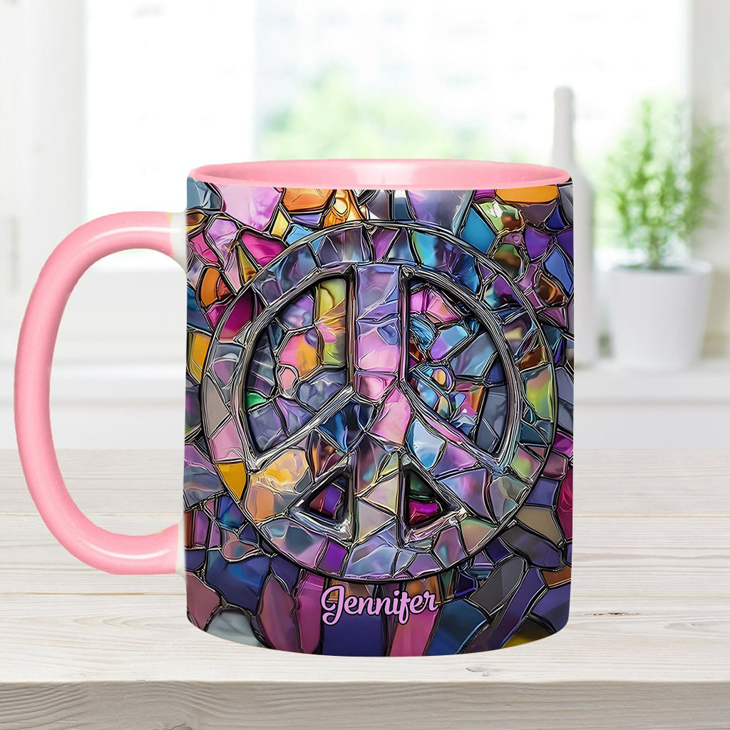 Hippie Soul – Personalisierte Tasse mit Hippie-Akzent