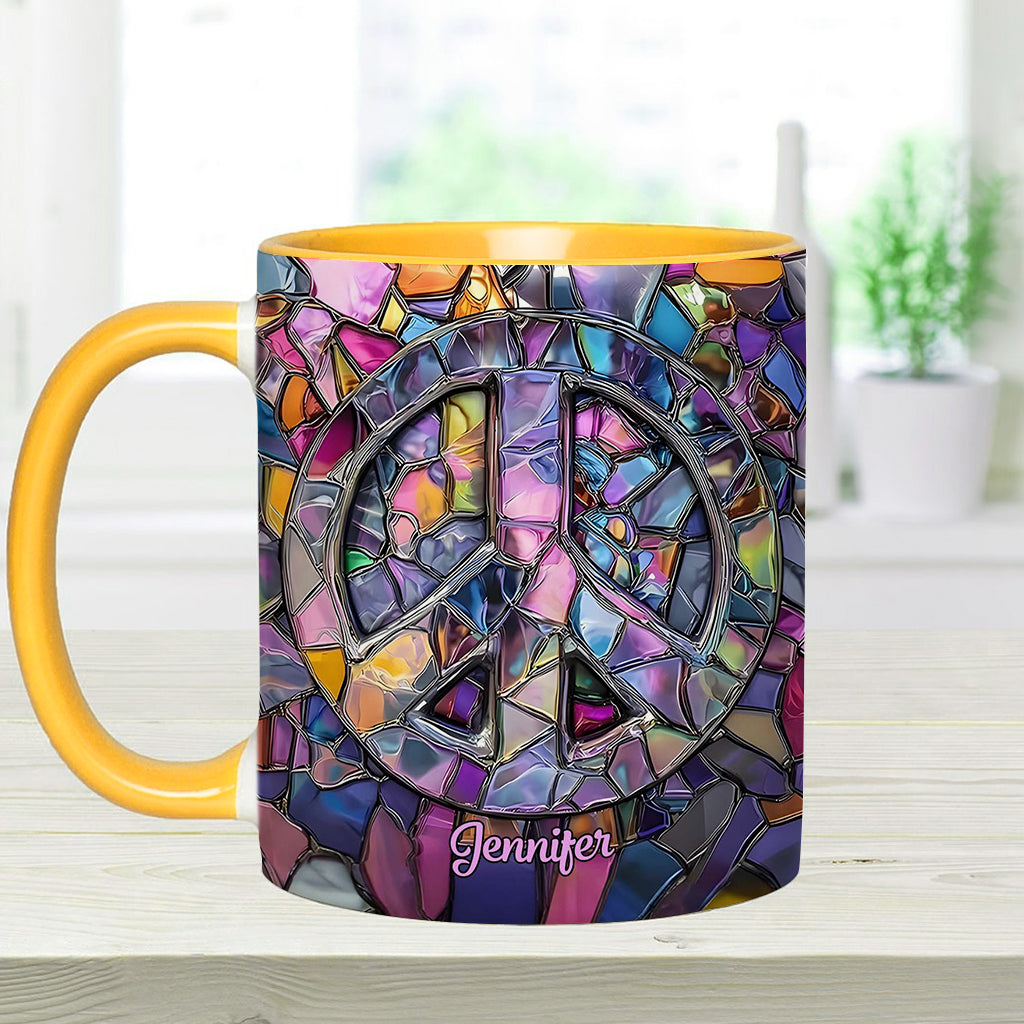 Hippie Soul – Personalisierte Tasse mit Hippie-Akzent