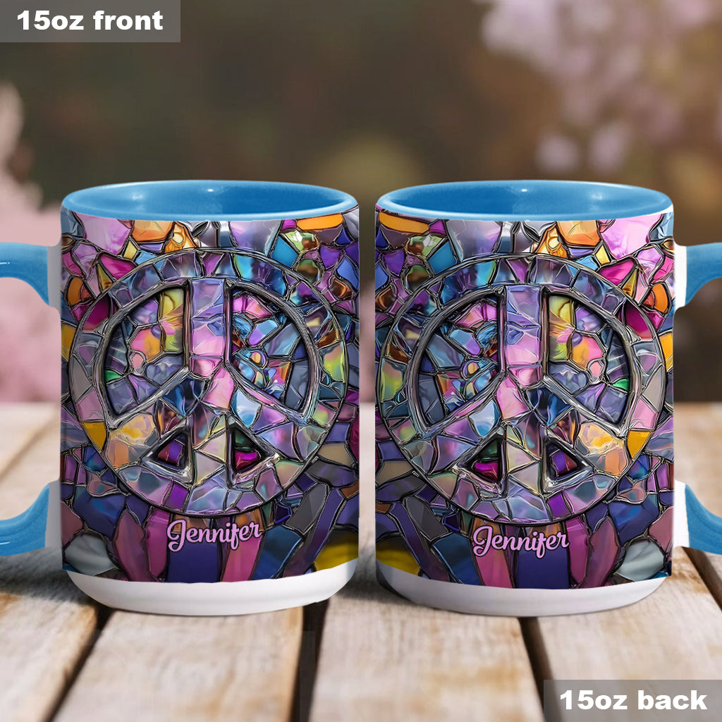 Hippie Soul – Personalisierte Tasse mit Hippie-Akzent