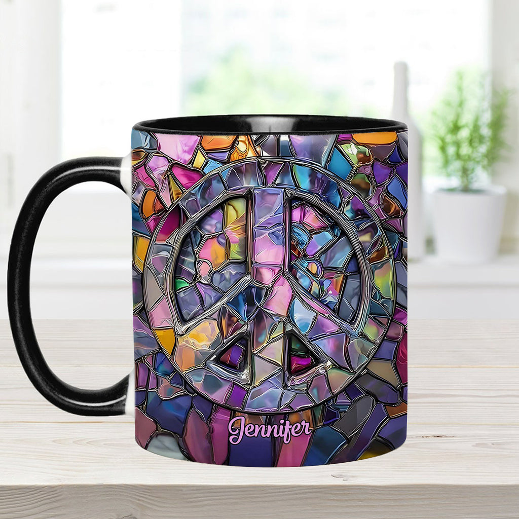 Hippie Soul – Personalisierte Tasse mit Hippie-Akzent