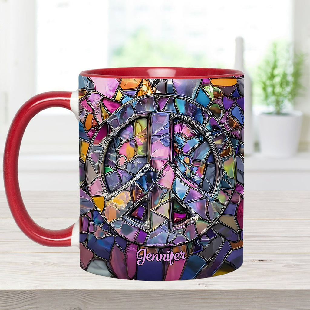 Hippie Soul – Personalisierte Tasse mit Hippie-Akzent