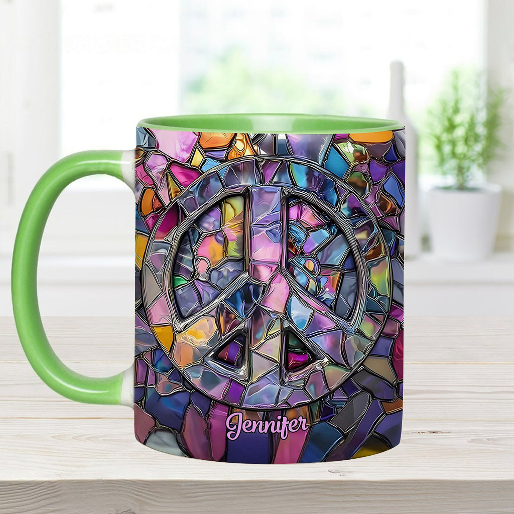 Hippie Soul – Personalisierte Tasse mit Hippie-Akzent