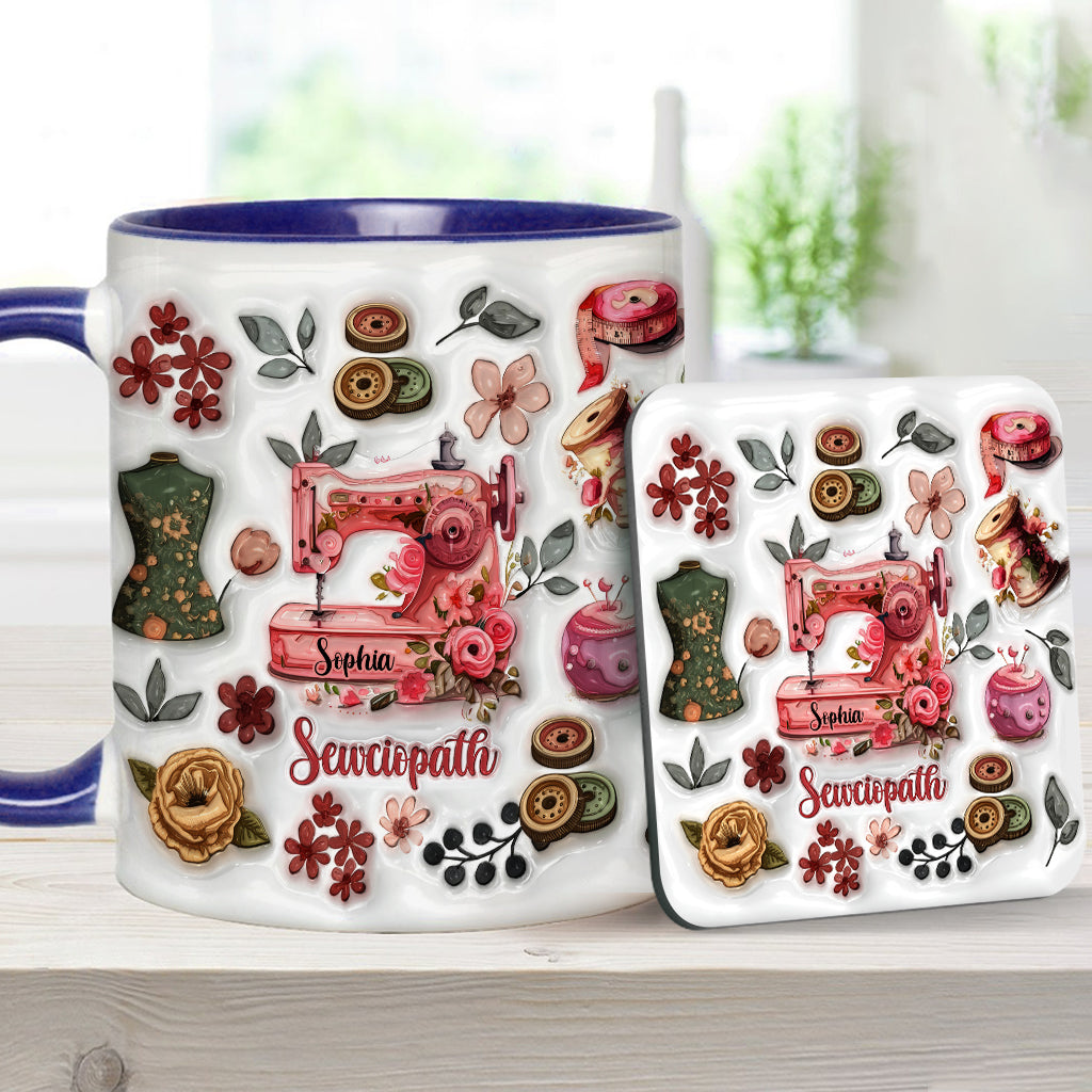 Sewciopath - Personalized Sewing Accent Mug