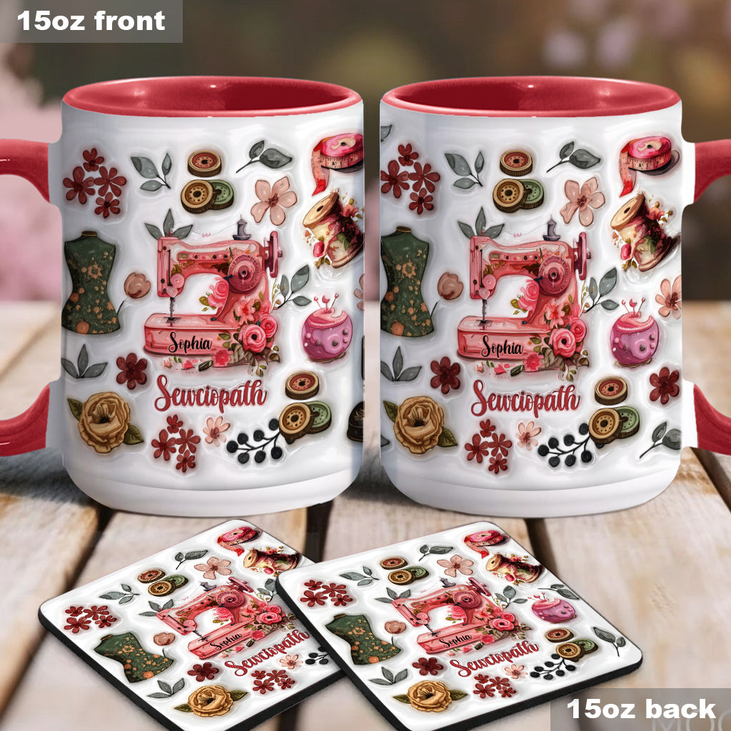Sewciopath - Personalized Sewing Accent Mug