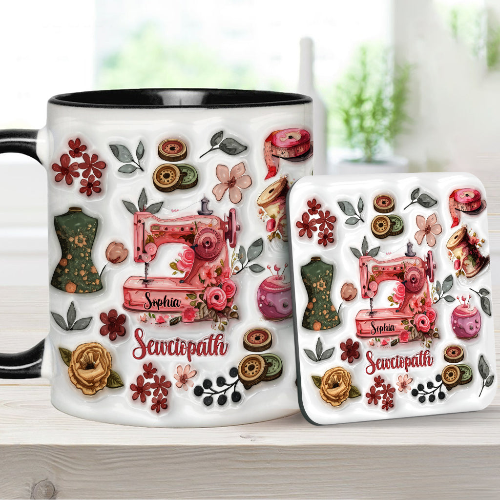 Sewciopath - Personalized Sewing Accent Mug