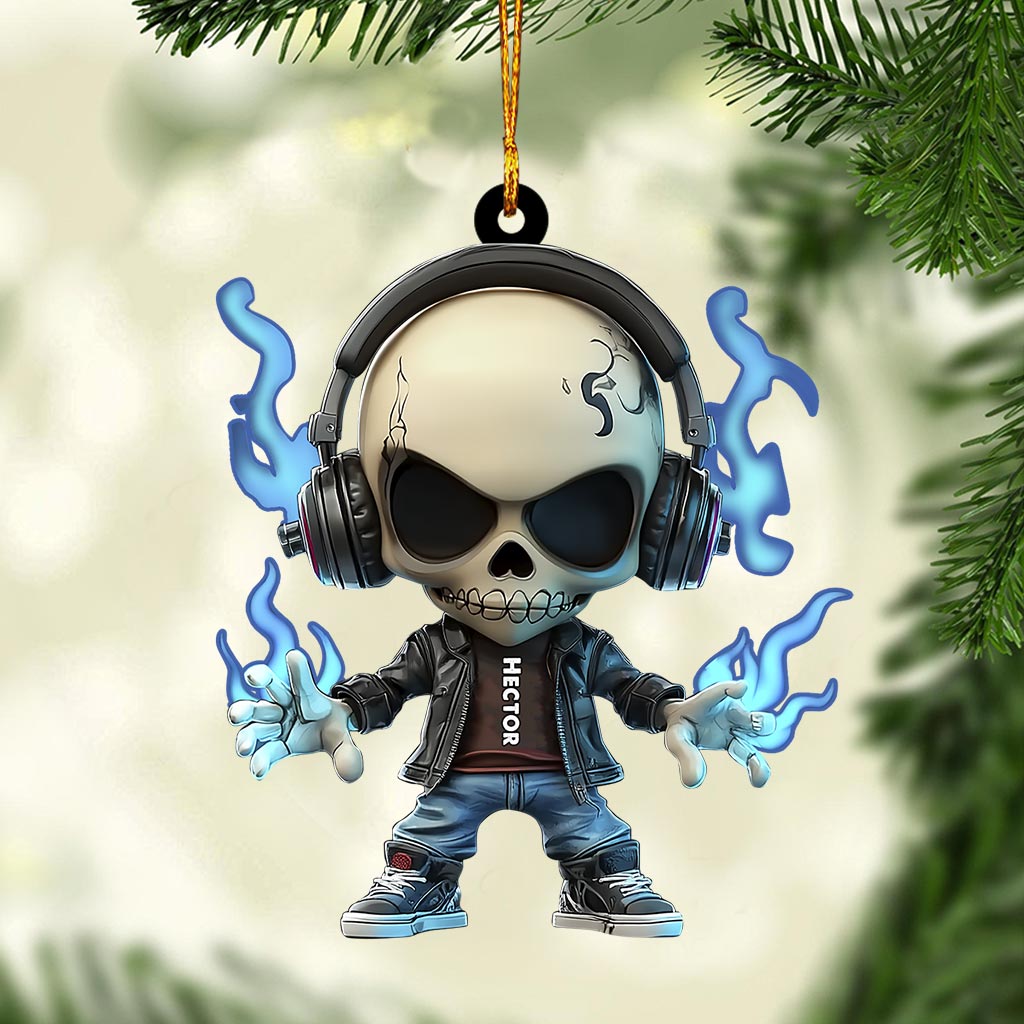 Cooler Totenkopf – Personalisierter Totenkopf-Anhänger
