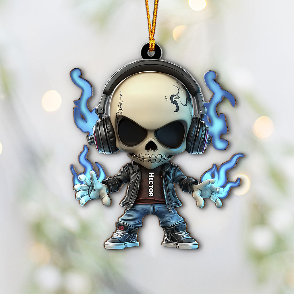 Cooler Totenkopf – Personalisierter Totenkopf-Anhänger