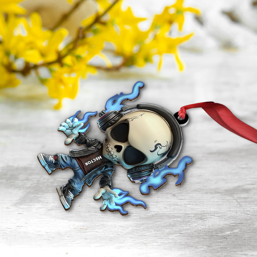 Cooler Totenkopf – Personalisierter Totenkopf-Anhänger