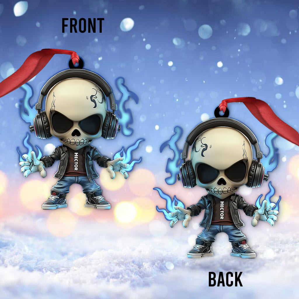 Cooler Totenkopf – Personalisierter Totenkopf-Anhänger