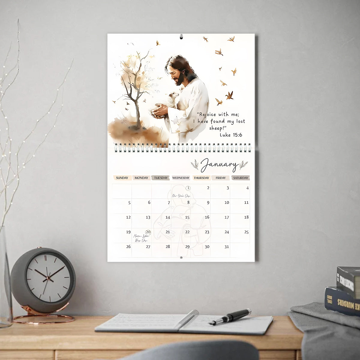 Gesegnete Zeit – Christlicher Wandkalender