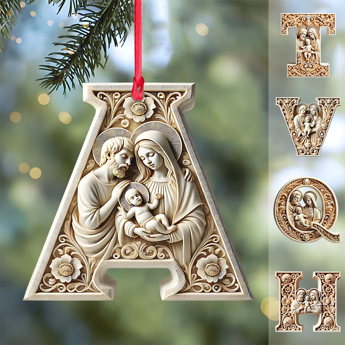 Believe - Personalized Christian Ornament