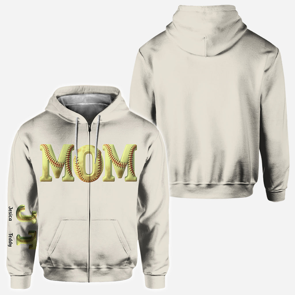 Solfball Mom - Personalisiertes Softball-Shirt