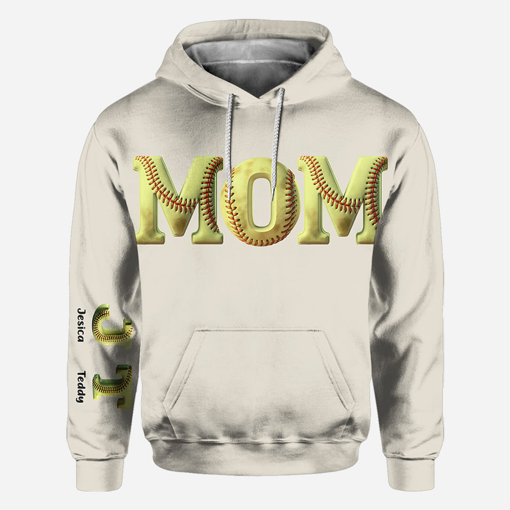 Solfball Mom - Personalisiertes Softball-Shirt