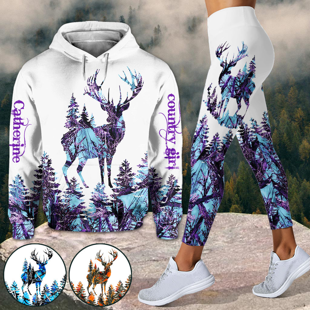 Country Girl - Personalized Hunting Hoodie and Leggings