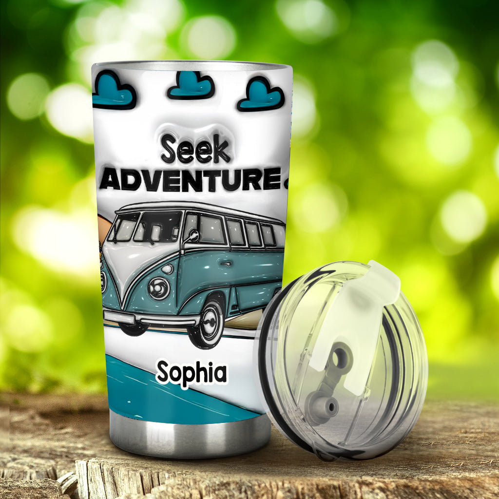 Seek Adventure - Personalized Camping Tumbler