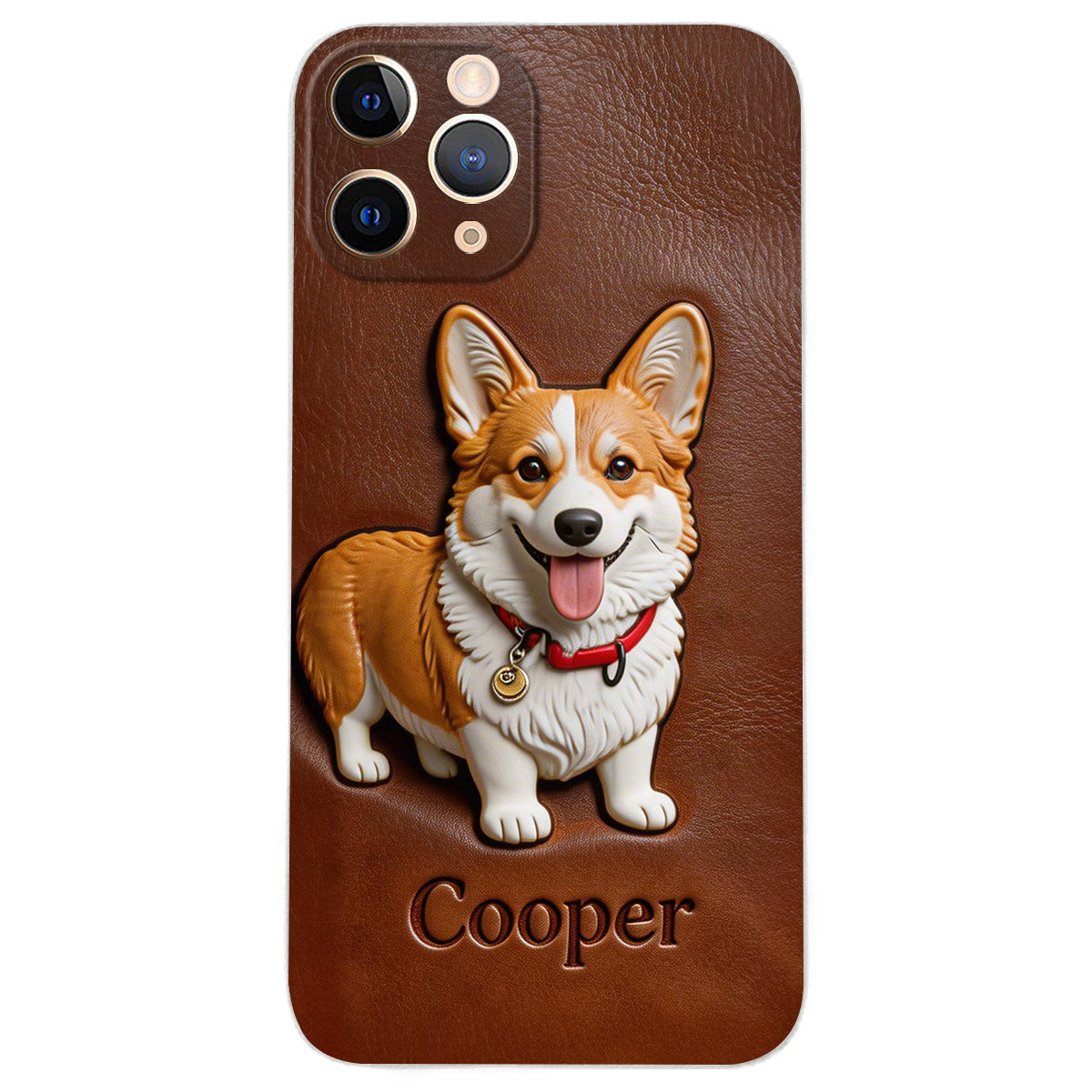 Custom Any Photo - Personalized Dog Leather Phone Case