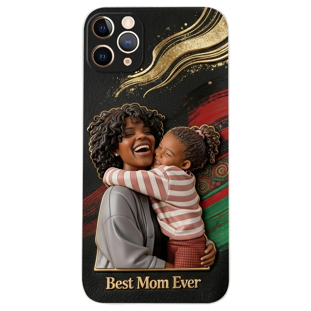Black Pride, Black History Month - Personalized African American Leather Phone Case