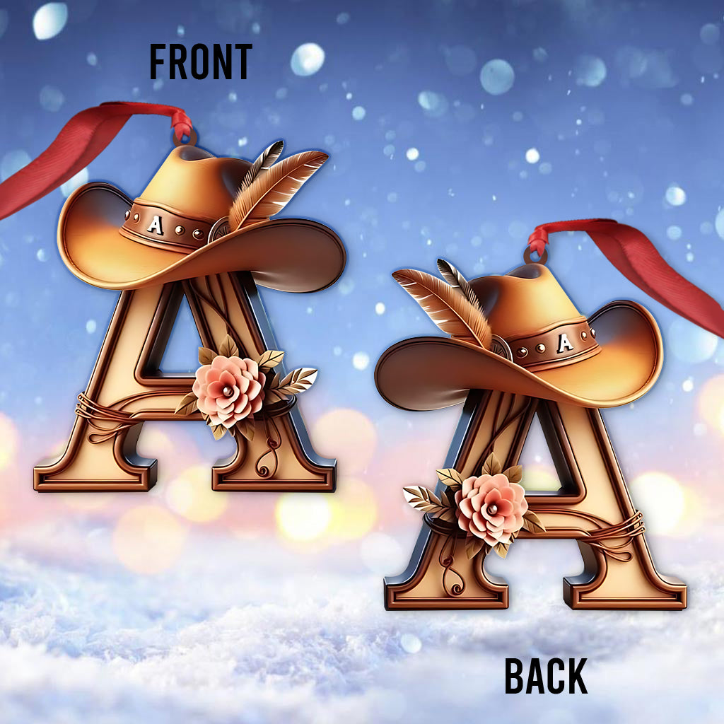 Strong Cowboy - Personalized Ornament